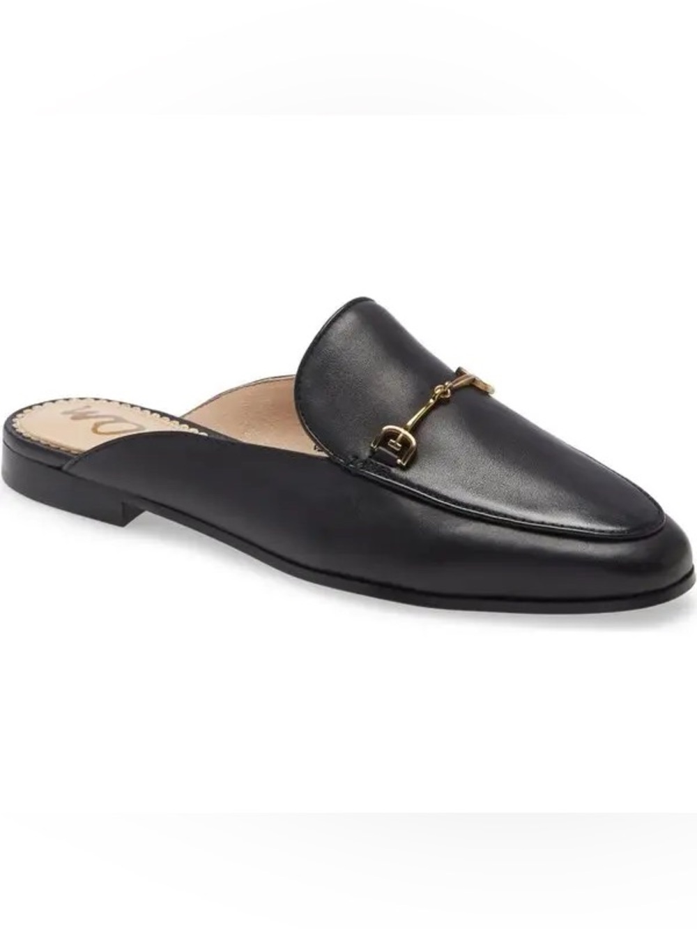 Sam Edelman Linnie Bit Mules Black Leather size 9
